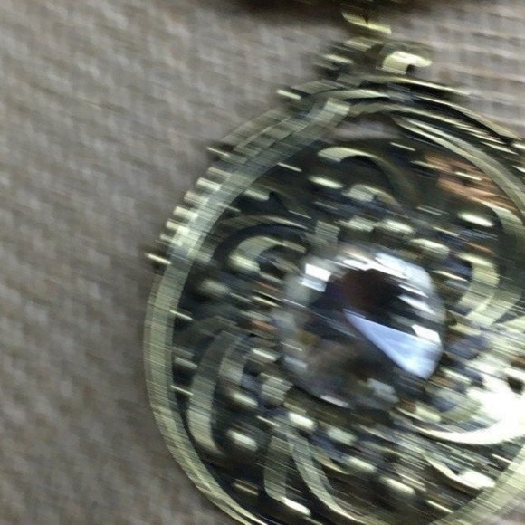 Slider Pendant Retro Mandala Rhinestone For Necklace Or Scarf - Picture 2 of 5